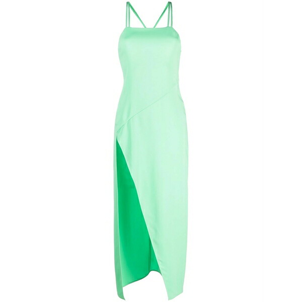 ジ アティコ レディース 衣裳 トップス Strappy MIDI dress Green