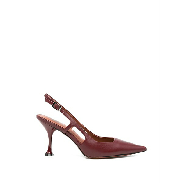 ローラはりつけ台 レディース パンプス シューズ Rhina pointed-toe slingback pumps Red