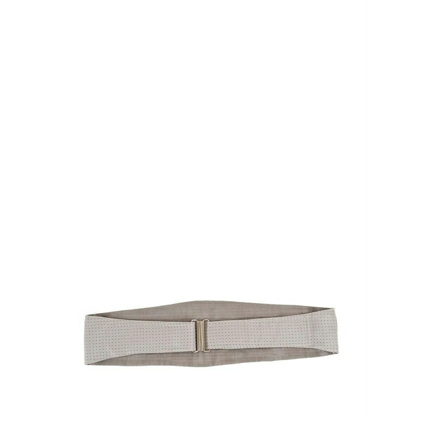 コルネリアーニ メンズ 三尺帯 付属物 Micro-motif tuxedo cummerbund Grey