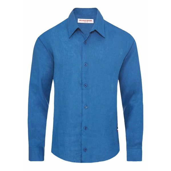 オール赤ちょうちん 赤銅色 メンズ ティーシャツ トップス Giles shirt Blue