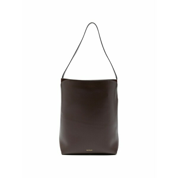 ネオウス レディース ショルダーバッグ 御徒面子 Thea panelled shoulder bag Brown
