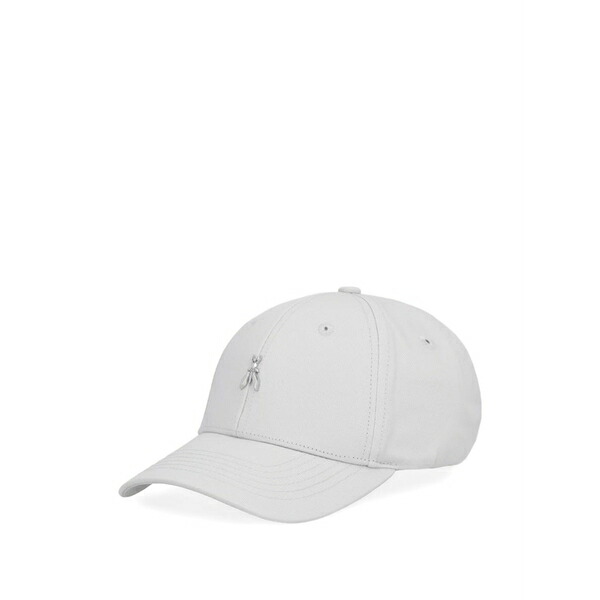 パトリツィア ペペ レディース かぶり笠 佩び物 Fly logo-plaque baseball cap Grey