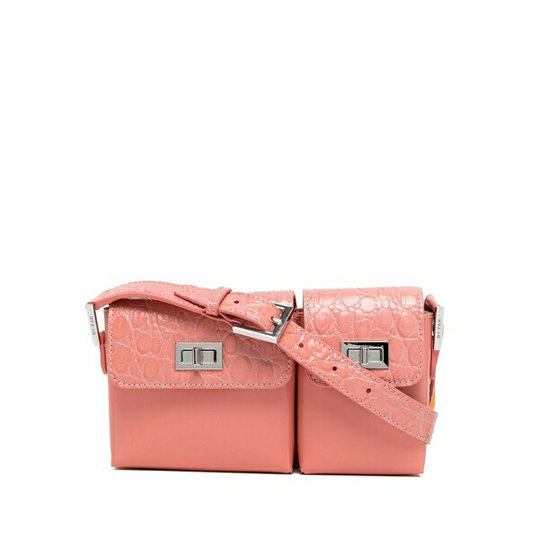 バイ毛皮 レディース ショルダーバッグ 御徒面子 Baby billy crossbody bag Pink