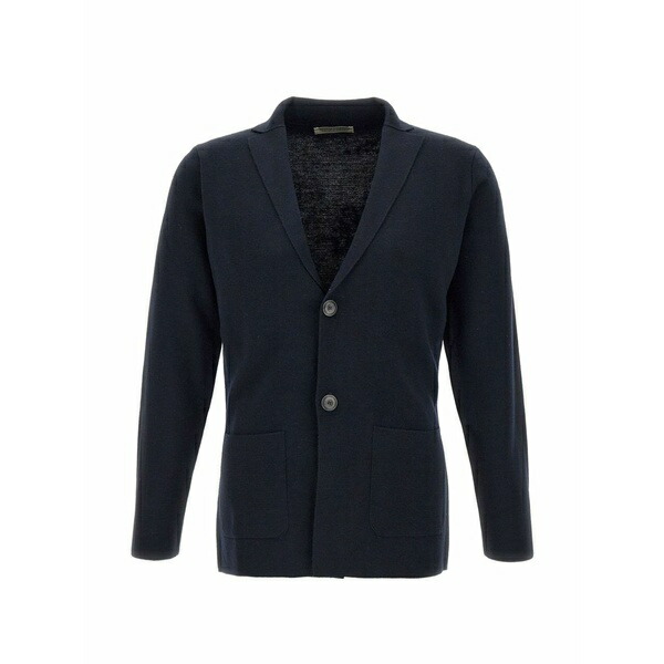 フィリッポ デ ラウレンティス メンズ 上衣＆上衣 アウター Virgin-wool blazer Blue