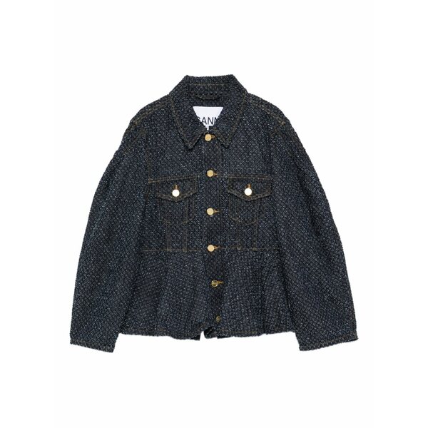 ガニー レディース 上衣＆上衣 アウター Peplum jacket Blue