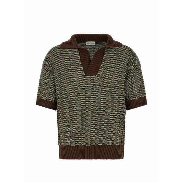 ロベルトコリーナ メンズ スポーツシャツ トップス Links polo shirt Brown