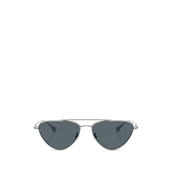 オリバーピープルズ メンズ サングラス・アイウェア 添え物 X jil sander edition 1 pilot-frame sunglasses Silver