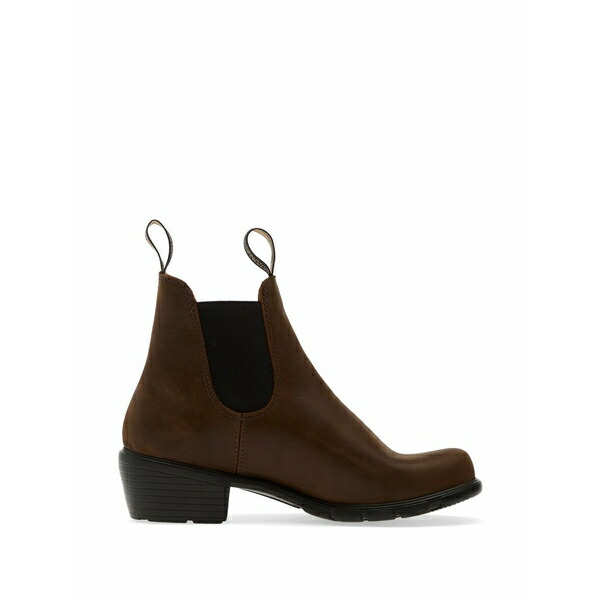 ブランド名石ころ レディース ブーツ シューズ Leather ankle boots Brown