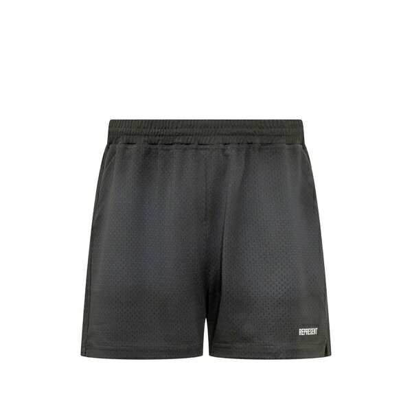 リプレゼント メンズ 心地よいズボン下 ボトムス Mesh logo-print track shorts Grey