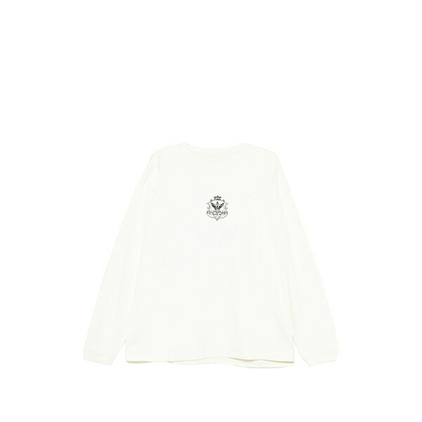 ルード メンズ ティーシャツ トップス Long-sleeve graphic t-shirt Neutrals