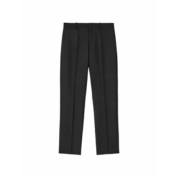 ジル・サンダー メンズ 心地よいズボン下 ボトムス Pressed-crease trousers Black