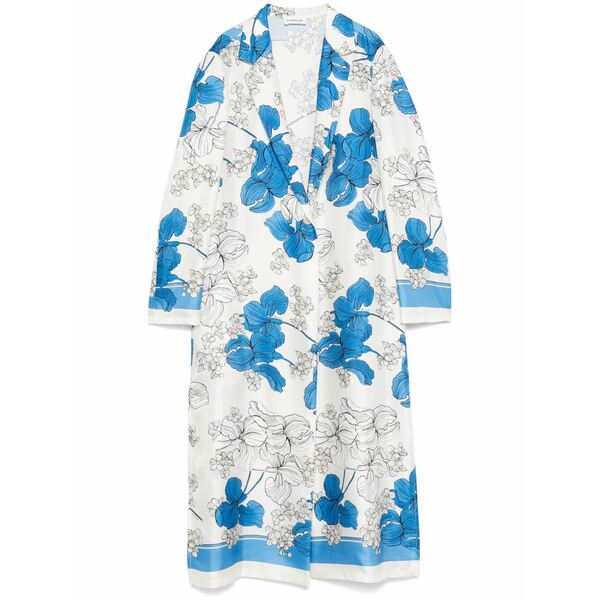 パロッシュ レディース 厚地の外套 アウター Floral-print coat White