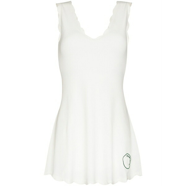 メリーシア レディース 衣裳 トップス Venus scalloped minidress White