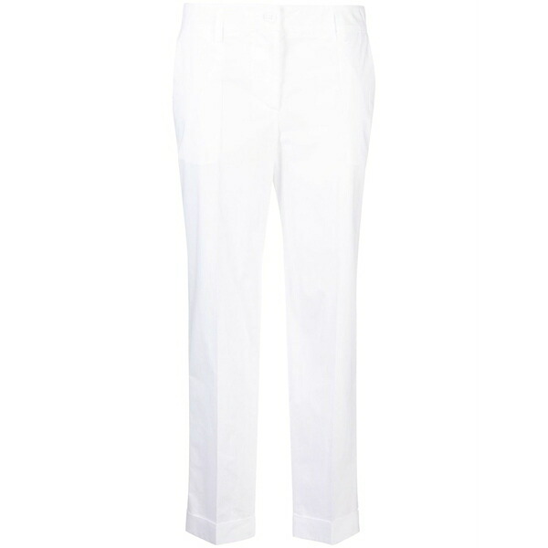 パロッシュ レディース 心地よいズボン下 ボトムス Tailored trousers White