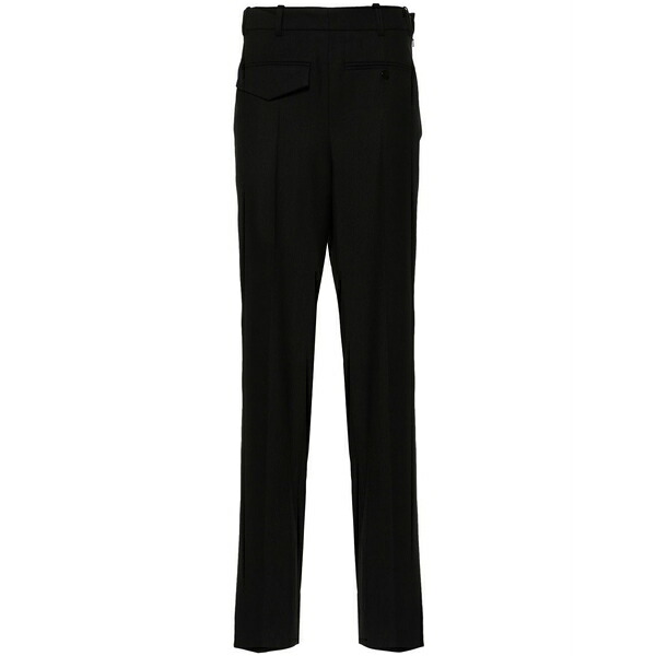 ヴィクトリア ベッカム レディース カジュアルパンツ ボトムス Twill tapered trousers Black｜asty