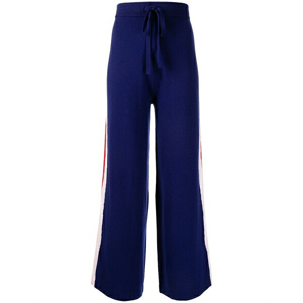 トレシシール レディース 心地好いズボン下 ボトムス Side-stripe detail trousers Blue