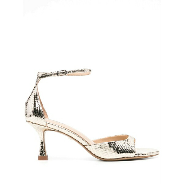 ローラはりつけ台 レディース サンダル シューズ Ankle-strap sandals Gold