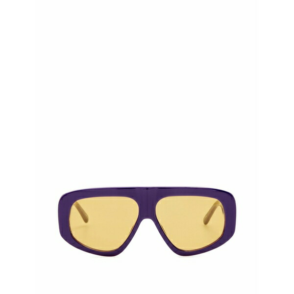 ジ アティコ メンズ サングラス・アイウェア 添え物 X linda farrow milano oversized sunglasses Purple