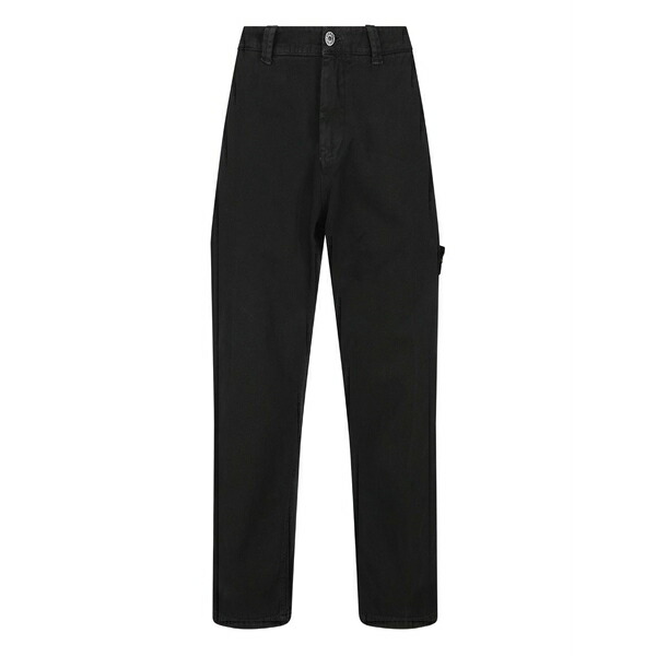 ストーンアイランド メンズ 心地よいズボン下 ボトムス Logo-patch trousers Blue