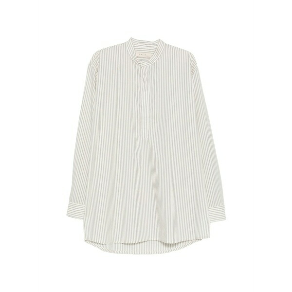 カシミ メンズ ティーシャツ トップス Striped shirt White