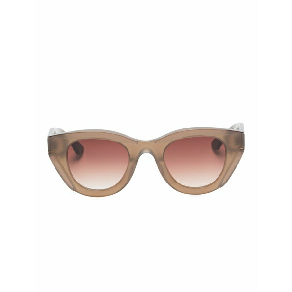 ティエリー ラスリー レディース 黒眼鏡＆アイウェア 付属物 Dismissy cat-eye sunglasses Brown