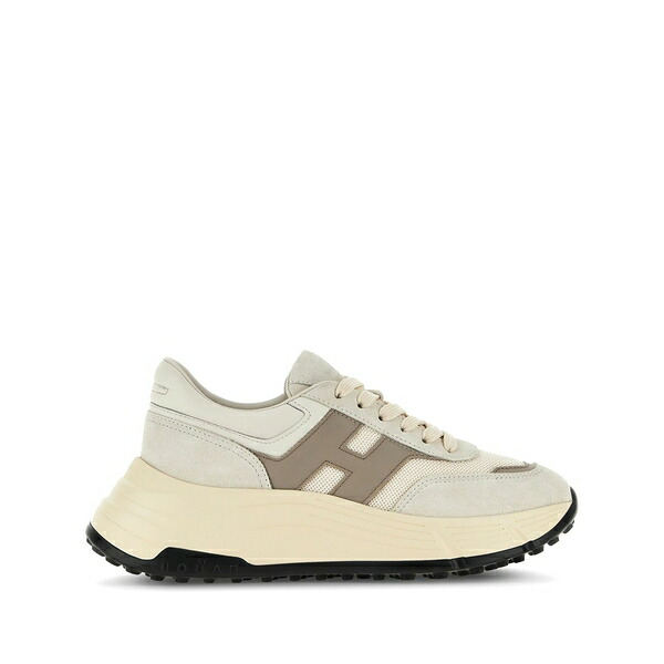 ホー火器 レディース スニーカー シューズ Leather sneakers Neutrals
