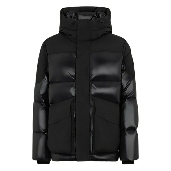 ムースナックルズ メンズ 上衣＆上衣 アウター Briar quilted padded jacket Black