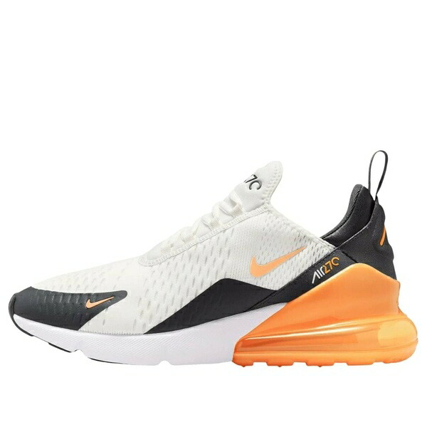 Nike ナイキ メンズ スニーカー  【Nike Air Max 270 \u0027Summit White Anthracite Laser Orange\u0027 AH8050-114】  大きさ US_6.5(24.5糎)