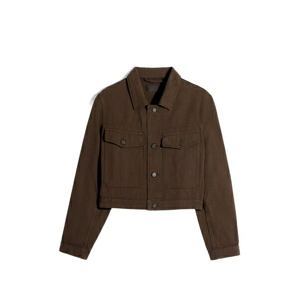 ルメール レディース 上衣＆上衣 アウター Twill cropped blouson Brown