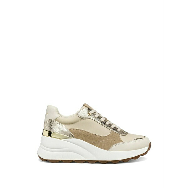 ジェオックス レディース スニーカー シューズ Spherica ec13 metallic panelled sneakers Neutrals