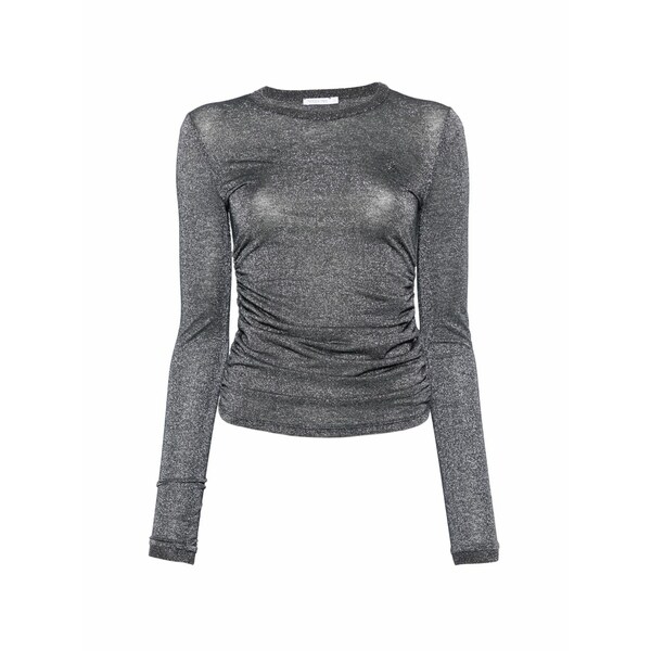 パトリツィア ペペ レディース プルオーバー トップス Long-sleeve draping top Grey