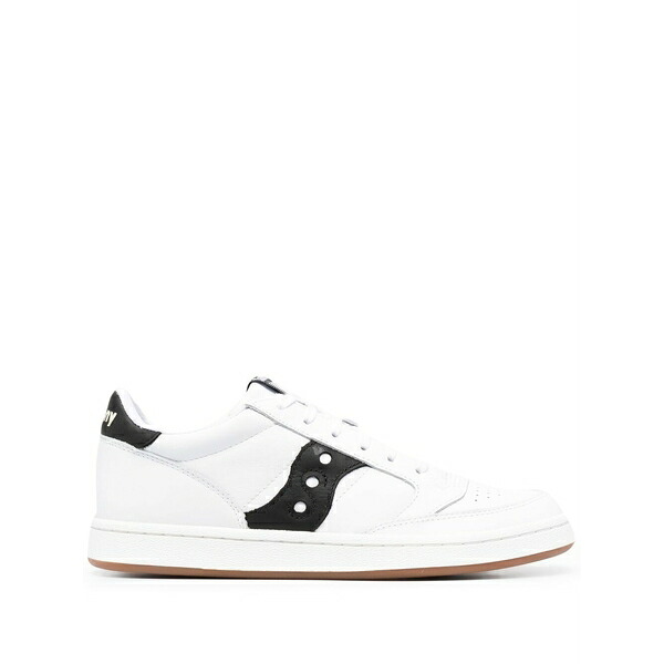 サッカニー メンズ スニーカー シューズ Logo-patch low-top sneakers White｜asty