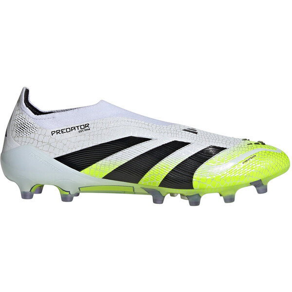 adidas アディダス メンズ スニーカー  【adidas Predator Elite Laceless AG Cloud White Core Black Lucid Lemon】  サイズ US_7(25.0cm) Cloud White/Core Black/Lucid Lemon
