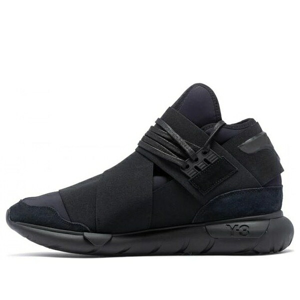 adidas アディダス メンズ スニーカー 【adidas Y3 Qasa High \u0027Triple Black\u0027 IG9434】  大いさ US_12(30.0糎) メンズ靴-靴-スニーカー