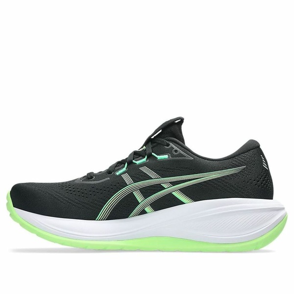 ASICS アシックス メンズ スニーカー 【ASICS Gel-Cumulus 28 'Black Illuminate Green' 1011C143-001】 サイズ US_M_15｜asty