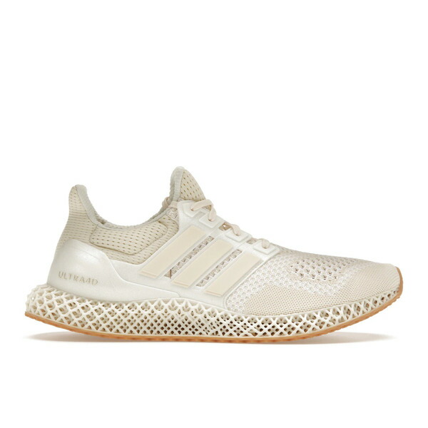 adidas アディダス メンズ スニーカー  【adidas Ultra 4D Wonder White Gold Metallic】  サイズ US_10(28.0cm) Wonder White/Wonder White/Gold Metallic