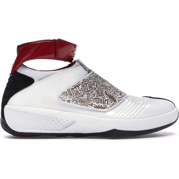 Jordan ジョーダン メンズ スニーカー  【Jordan 20 OG White Laser】  サイズ US_10.5(28.5cm) White/Varsity Red-Black