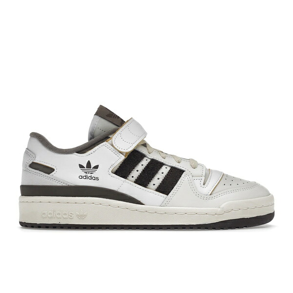 adidas アディダス メンズ スニーカー  【adidas Forum 84 Low Off White Brown】  大いさ US_8.5(26.5珊) Off White/Brown/Cream White 靴-スニーカー