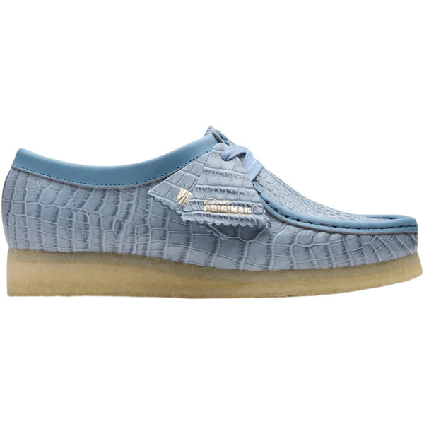 Clarks クラークス メンズ スニーカー  【Clarks Originals Wallabee Croc Powder Blue】  大いさ US_9.5(27.5糎) Powder Blue スニーカー-靴