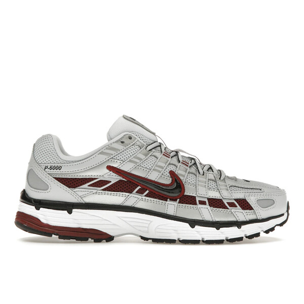 Nike ナイキ メンズ スニーカー  【Nike P-6000 Dark Team Red】  大いさ US_11(29.0糎) Pure Platinum/Metallic Platinum/White/Dark Team Red スニーカー-靴-メンズ靴