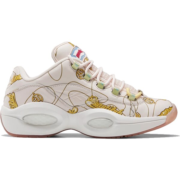 Reebok リーボック メンズ スニーカー 【Reebok Question Low BBC Ice Cream Name Chains】 サイズ US_8(26.0cm) White/Pink Tint｜asty
