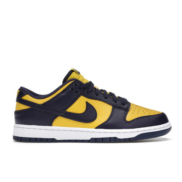 Nike ナイキ メンズ スニーカー  【Nike Dunk Low Michigan (2021)】  大きさ US_6.5(24.5糎) Varsity Maize/Midnight Navy-White