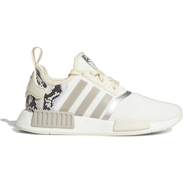 adidas アディダス レディース スニーカー 【adidas NMD R1 Reptile Pack Ecru Tint (Women's)】 サイズ US_5.5(22.5cm) White/Ecru Tint/Metallic｜asty