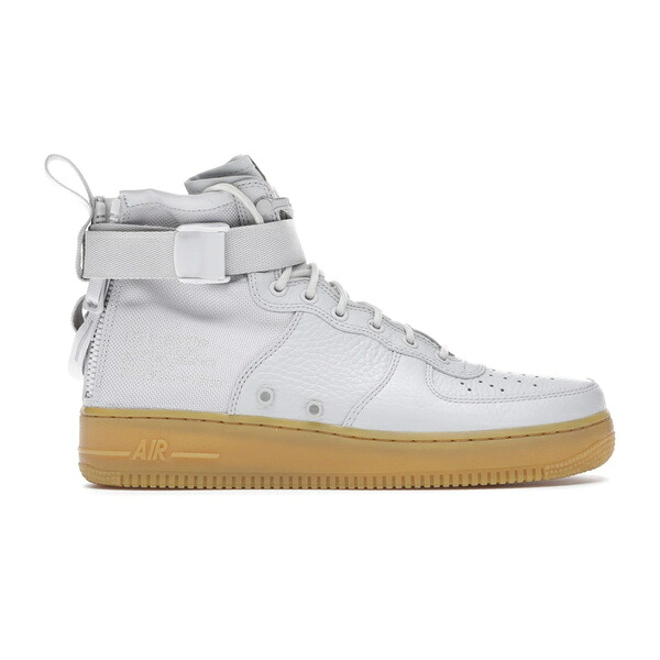 Nike ナイキ レディース スニーカー  【Nike 空想科学小説 Air Force 1 Mid Vast Grey (Women\u0027s)】  大きさ US_W_11.5 Vast Grey/Vast Grey-Gum Light Brown