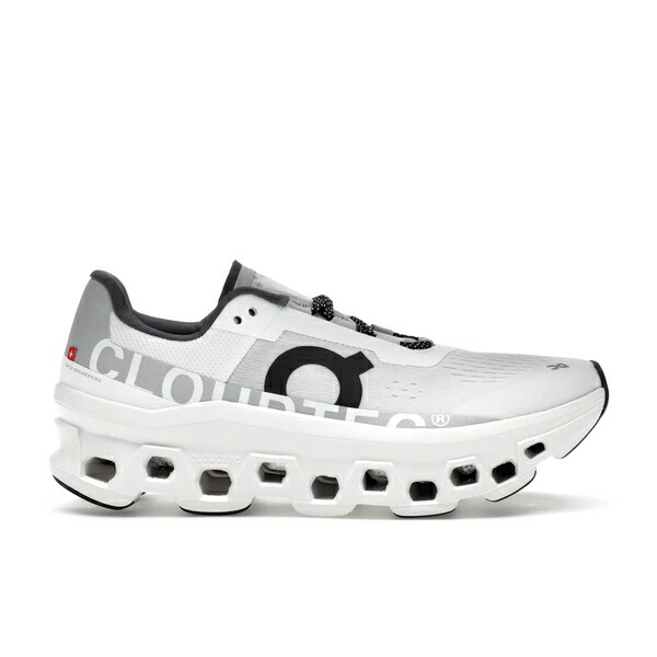 On オン レディース スニーカー 【On Running Cloudmonster White Black (Women's)】 サイズ US_7(24.0cm) All White/Black|asty