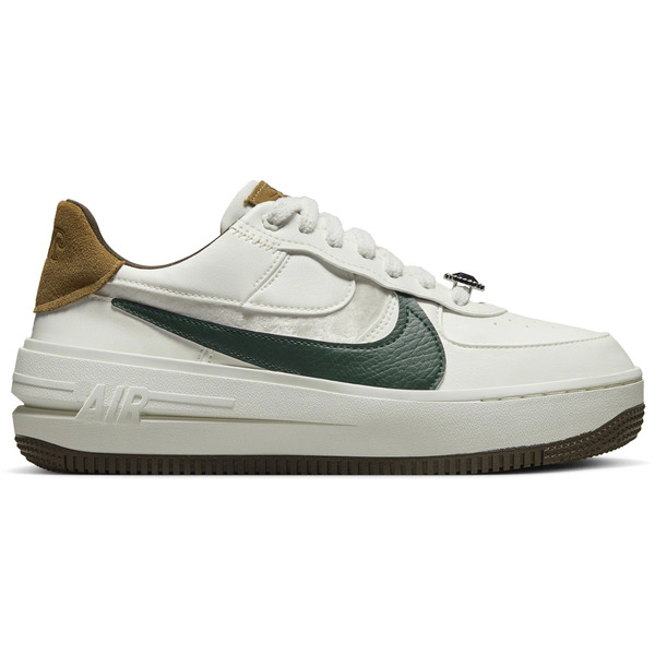 Nike ナイキ レディース スニーカー 【Nike Air Force 1 PLT.AF.ORM Sail Pro Green (Women's)】 サイズ US_5(22.0cm) Sail/Pro Green-Sail-Dark Driftwood-Baroque Brown|asty