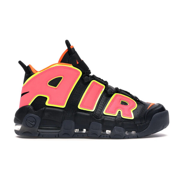 Nike ナイキ レディース スニーカー  【Nike Air More Uptempo Hot Punch (Women\u0027s)】  大きさ US_6.5(23.5珊) Black/Hot Punch-Volt