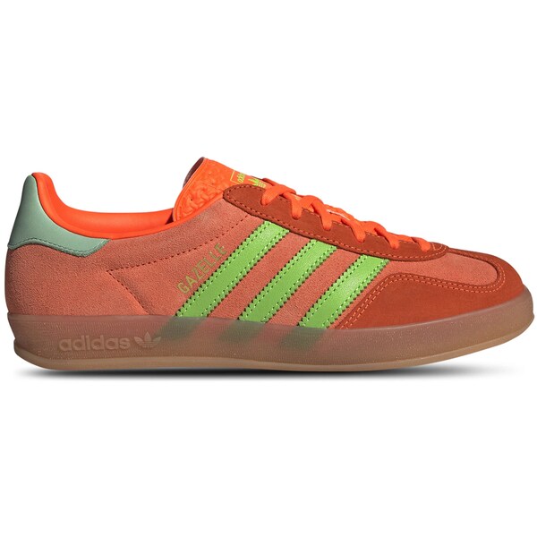 adidas アディダス レディース スニーカー 【adidas Gazelle Indoor Solar Orange Solar Green (Women's)】 サイズ US_5(22.0cm) Solar Orange/Solar Green｜asty
