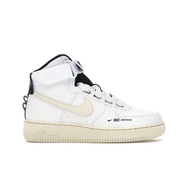 Nike ナイキ レディース スニーカー  【Nike Air Force 1 High Utility White Light Cream (Women\u0027s)】  大きさ US_W_12 White/Light Cream-Black-White