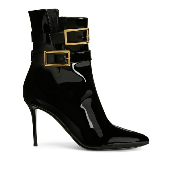 ジュゼッペザノッティ レディース ブーツ シューズ Pearlie 105粍 leather ankle boots Black